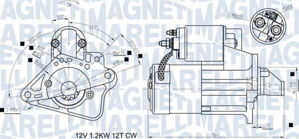 Magneti Marelli 063721524010 - Стартер autozip.com.ua