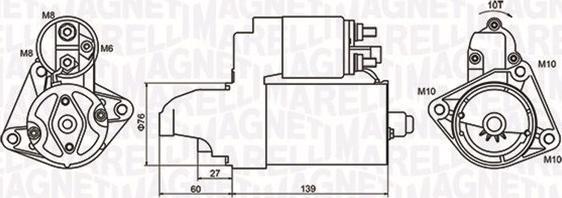 Magneti Marelli 063721050010 - Стартер autozip.com.ua