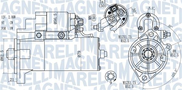 Magneti Marelli 063721165010 - Стартер autozip.com.ua