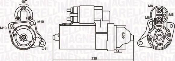 Magneti Marelli 063721107010 - Стартер autozip.com.ua