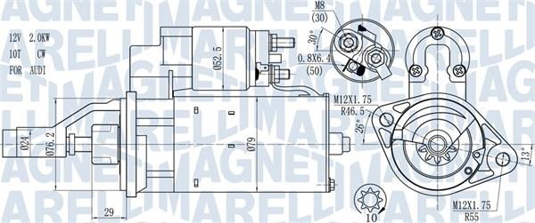 Magneti Marelli 063721114010 - Стартер autozip.com.ua