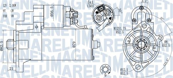 Magneti Marelli 063721187010 - Стартер autozip.com.ua