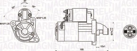 Magneti Marelli 063721136010 - Стартер autozip.com.ua