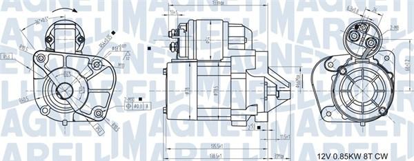 Magneti Marelli 063721174010 - Стартер autozip.com.ua