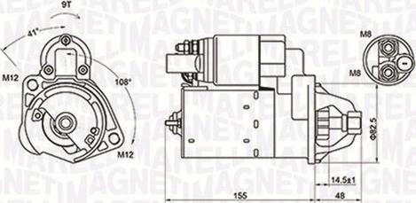 Magneti Marelli 063721394010 - Стартер autozip.com.ua