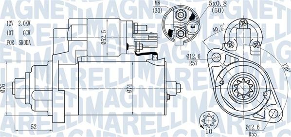 Magneti Marelli 063721393010 - Стартер autozip.com.ua