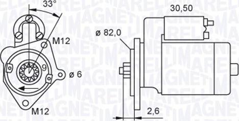 Magneti Marelli 063721392010 - Стартер autozip.com.ua