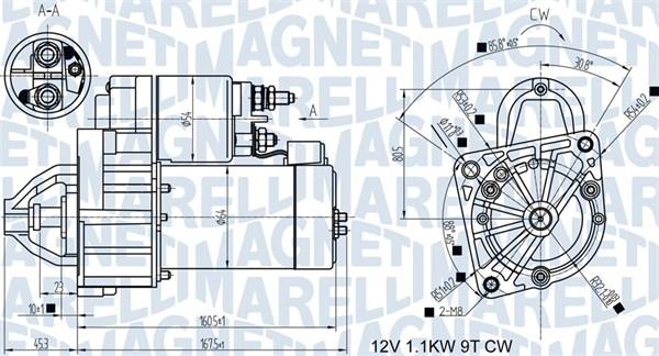 Magneti Marelli 063721345010 - Стартер autozip.com.ua