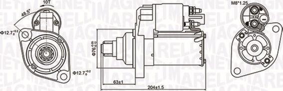 Magneti Marelli 063721347010 - Стартер autozip.com.ua