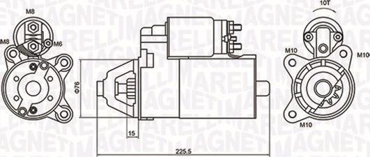 Magneti Marelli 063721336010 - Стартер autozip.com.ua