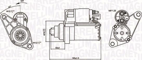 Magneti Marelli 063721330010 - Стартер autozip.com.ua