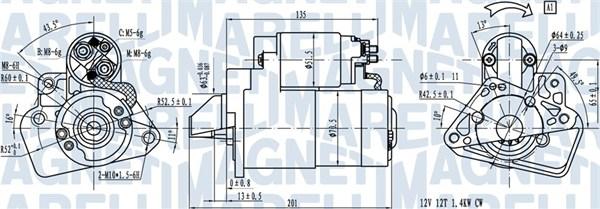 Magneti Marelli 063721332010 - Стартер autozip.com.ua