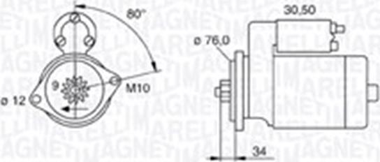 Magneti Marelli 063721321010 - Стартер autozip.com.ua