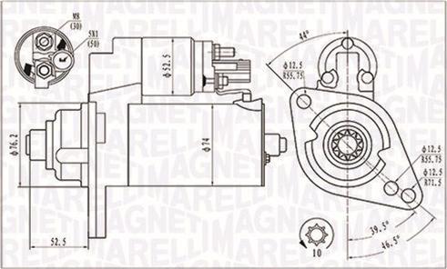 Magneti Marelli 063721293010 - Стартер autozip.com.ua