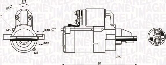 Magneti Marelli 063721246010 - Стартер autozip.com.ua