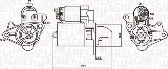 Magneti Marelli 063721254010 - Стартер autozip.com.ua