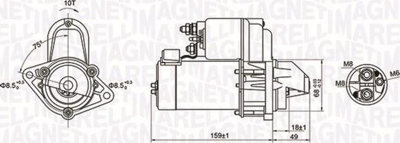 Magneti Marelli 063721257010 - Стартер autozip.com.ua