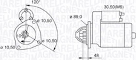 Magneti Marelli 063721268010 - Стартер autozip.com.ua