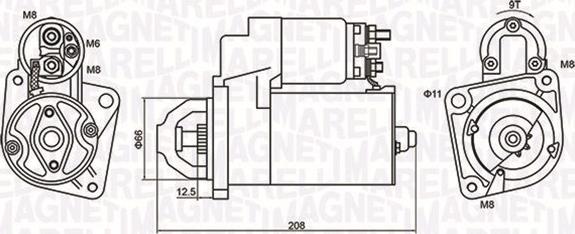 Magneti Marelli 063721213010 - Стартер autozip.com.ua