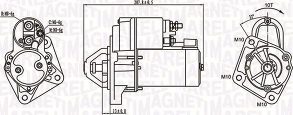 Magneti Marelli 063721289010 - Стартер autozip.com.ua