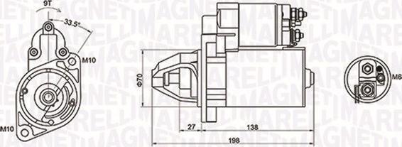 Magneti Marelli 063721283010 - Стартер autozip.com.ua