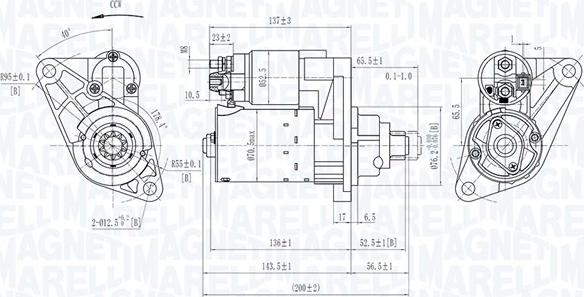 Magneti Marelli 063721282010 - Стартер autozip.com.ua