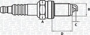 Magneti Marelli 062000769304 - Свічка запалювання autozip.com.ua