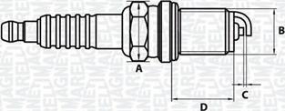 Magneti Marelli 062000782304 - Свічка запалювання autozip.com.ua