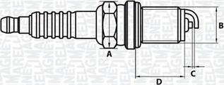 Magneti Marelli 062000776304 - Свічка запалювання autozip.com.ua