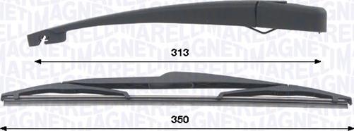 Magneti Marelli 000723180441 - Комплект важелів склоочисника, система очищення стекол autozip.com.ua