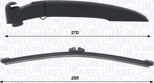 Magneti Marelli 000723180469 - Комплект важелів склоочисника, система очищення стекол autozip.com.ua