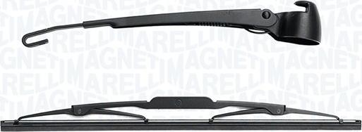 Magneti Marelli 000723180212 - Комплект важелів склоочисника, система очищення стекол autozip.com.ua