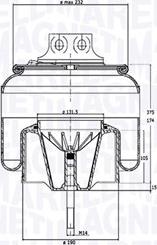 Magneti Marelli 030607020274 - Кожух пневматичної ресори autozip.com.ua