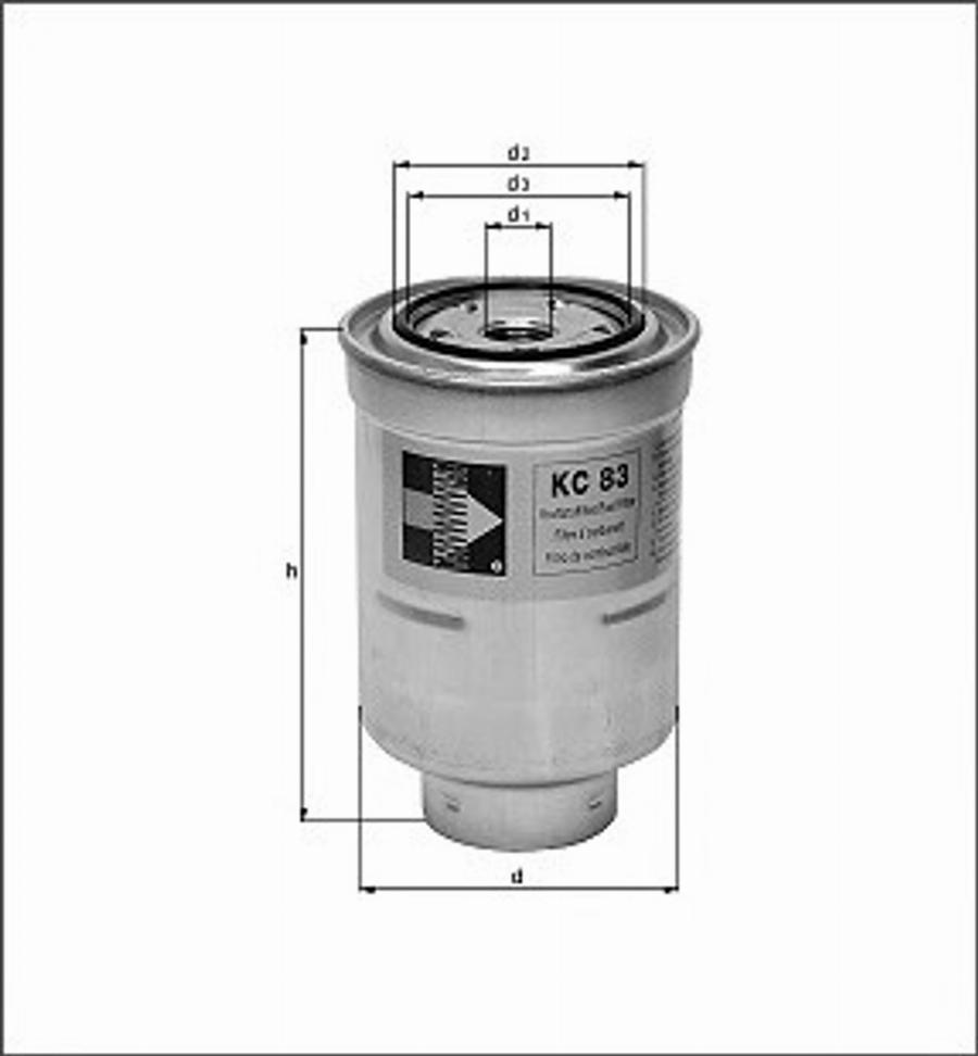 Magneti Marelli 154096318390 - Паливний фільтр autozip.com.ua