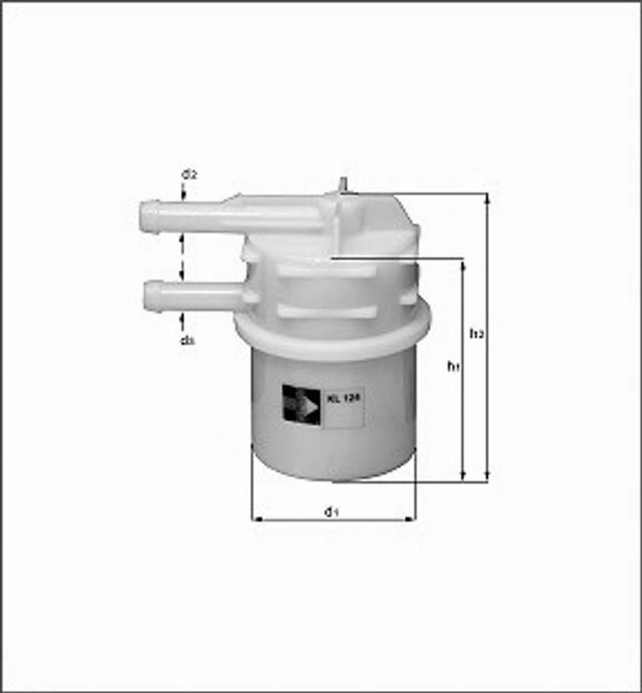 Magneti Marelli 154096313830 - Паливний фільтр autozip.com.ua