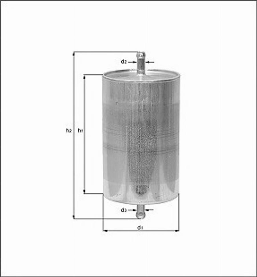 Magneti Marelli 154087990170 - Паливний фільтр autozip.com.ua