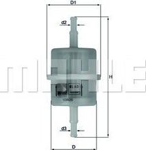 Magneti Marelli 154087186030 - Паливний фільтр autozip.com.ua