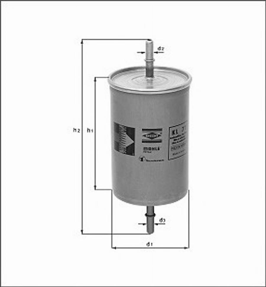 Magneti Marelli 154087281800 - Паливний фільтр autozip.com.ua