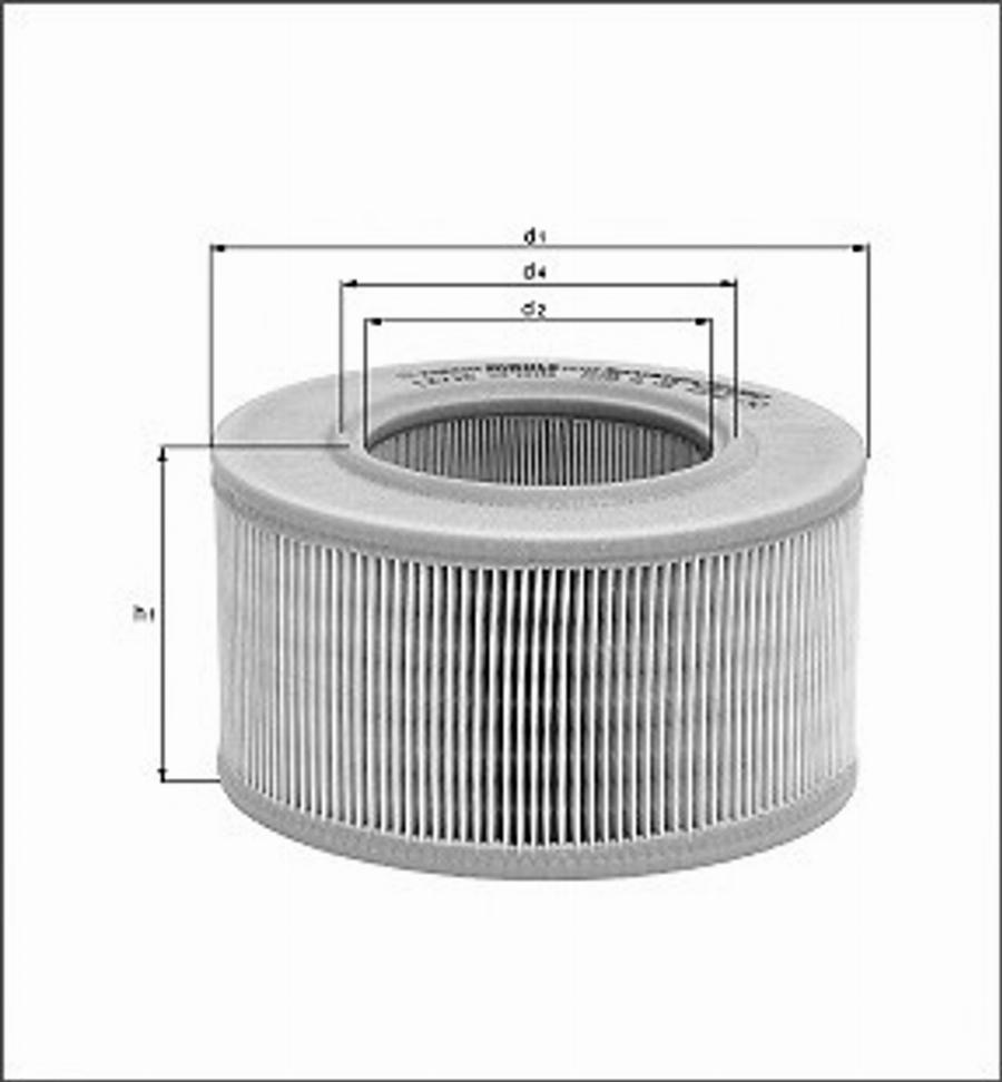 Magneti Marelli 154076460290 - Повітряний фільтр autozip.com.ua