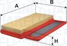 Magneti Marelli 153071760528 - Повітряний фільтр autozip.com.ua