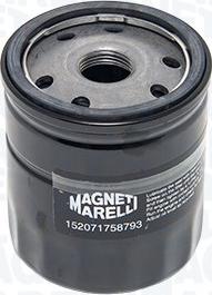 Magneti Marelli 152071758793 - Масляний фільтр autozip.com.ua