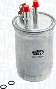 Magneti Marelli 152071760564 - Паливний фільтр autozip.com.ua