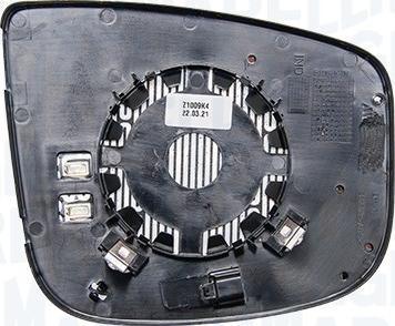 Magneti Marelli 182200920800 - Дзеркальне скло, зовнішнє дзеркало autozip.com.ua