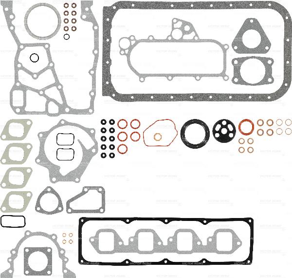 Magneti Marelli 890012 - Комплект прокладок, двигун autozip.com.ua