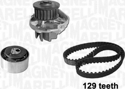 Magneti Marelli 341405810003 - Водяний насос + комплект зубчатого ременя autozip.com.ua