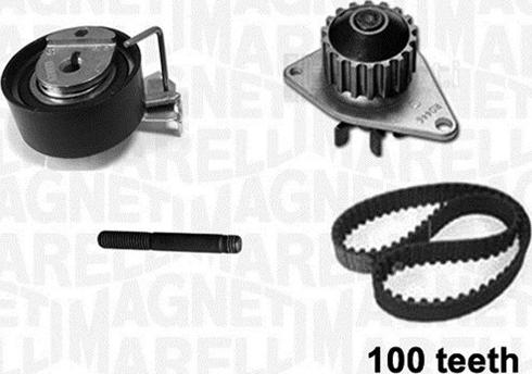 Magneti Marelli 341405320001 - Водяний насос + комплект зубчатого ременя autozip.com.ua
