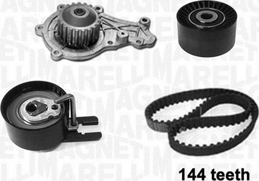 Magneti Marelli 341406450001 - Водяний насос + комплект зубчатого ременя autozip.com.ua