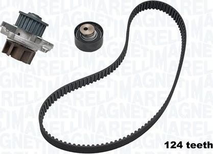 Magneti Marelli 341401860002 - Водяний насос + комплект зубчатого ременя autozip.com.ua