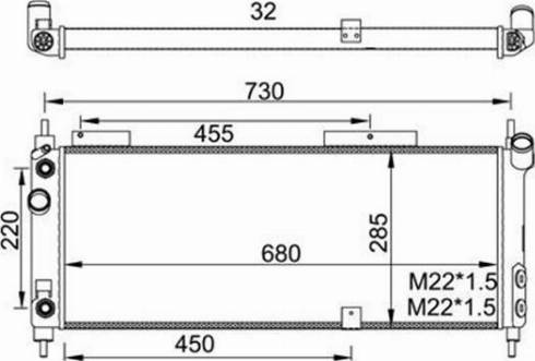 Magneti Marelli 359000391060 - Радіатор, охолодження двигуна autozip.com.ua