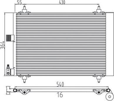 Magneti Marelli 359003220410 - Конденсатор, кондиціонер autozip.com.ua